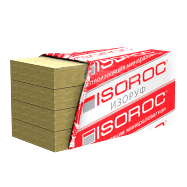 Утеплитель Изоруф Н (1000 x 600 x 100 мм / 1.2 м2 / 0.12 м3 / 2 листа / плотн 130кг/м3) ISOROC